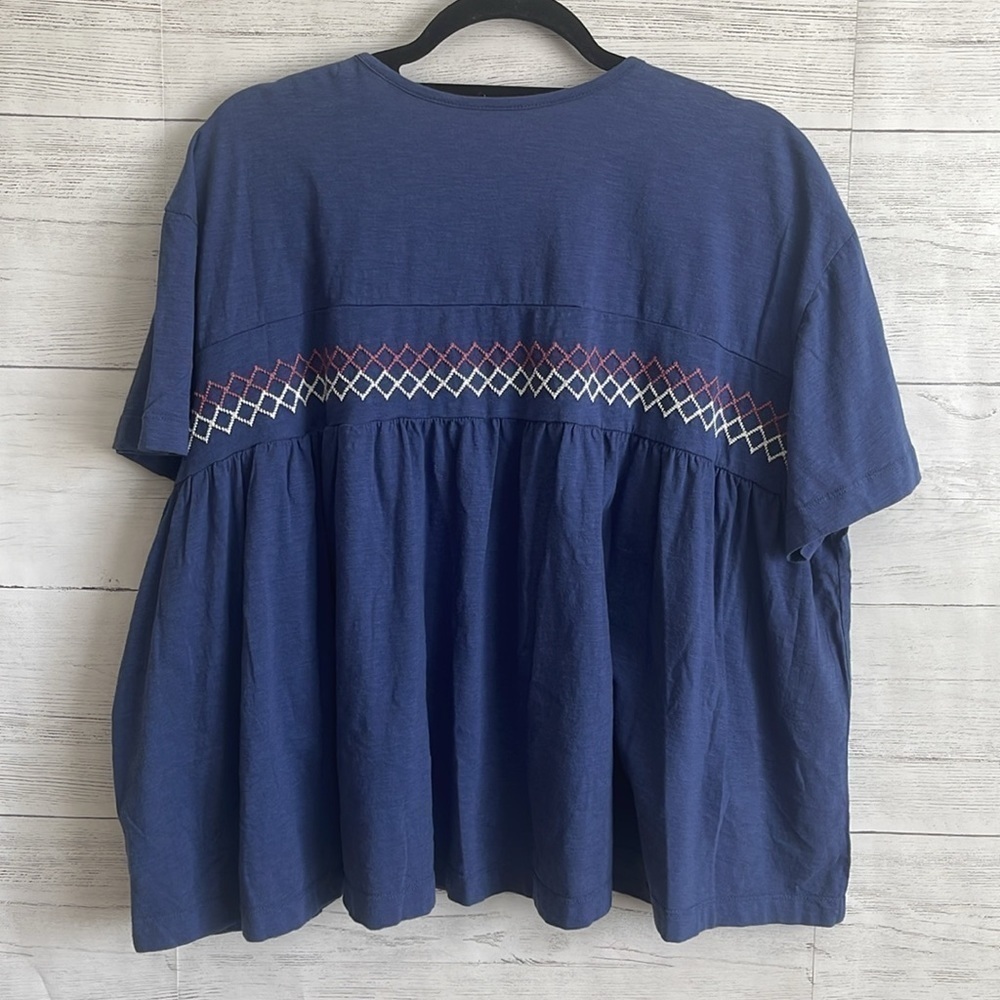 Dip Embroidered Boho Top | SIZE L - Picture 2 of 7